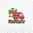 thumbnail image 4 of Inktastic My Dad is a Firefighter with Fire Truck Girls Toddler Dress, 4 of 5