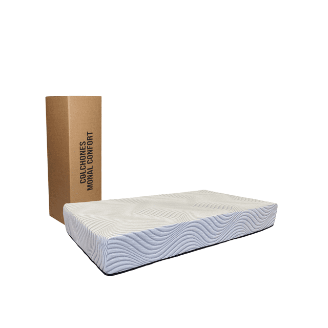 Colchón Individual en Caja Monal Confort Memory Foam 25 cm de Grueso Elian Plus