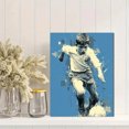 thumbnail image 2 of Soccer Themed Canvas Poster, Custom Name Friendly Print, Teen Boys Bedroom Decor & Sports Fan Gift, 2 of 8