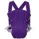 thumbnail image 1 of Mochila portabebés para recién nacidos, transpirable, con asiento tipo bandolera (morado), 1 of 2