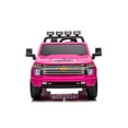 thumbnail image 2 of Licensed 24V Chevrolet Silverado 4x4 2 Seater Kids Ride On Car with RC, 2 of 5