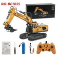 thumbnail image 1 of Alloy Engineering Vehicle Remote Control Excavator Bulldozer Dump Truck Electric Toys For Boys, 1 of 8