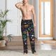 thumbnail image 2 of Balery Basketball Pantalones de pijama para hombre, pijama ultraligero, pantalón de descanso-Large, 2 of 6
