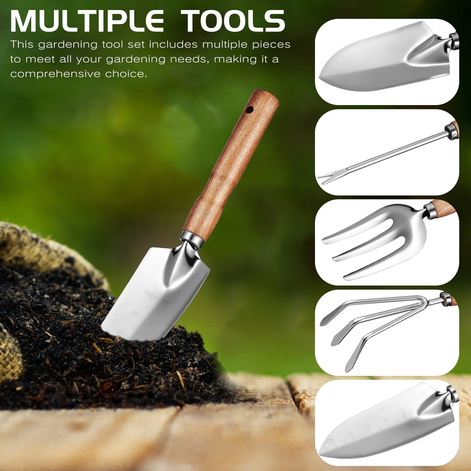 3 Sets  Gardening Tools Set Yard Tools For Gardening Trowel Set Garden Tools Outdoor Gardening Gifts