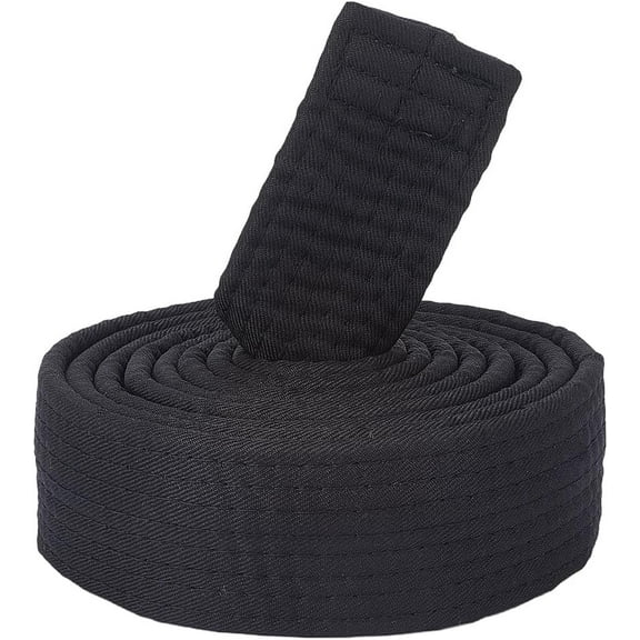 Taekwondo Belt Martial Arts Perfomance Accessories Black 2200x39x5mm
