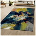 thumbnail image 2 of Caspian Modern Abstract Indoor Area Rug by Blue Nile Mills, 8' x 10', Blue, 2 of 4