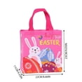 thumbnail image 3 of FTsdfkl 1PC Rabit Theme Gift Bags - Non Woven Kids Tote Bags with Handles, Rabit Party Favors Treat Candy Goodie Containers Birthday Decorations 8.6Lx 9HInch, 3 of 5