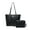 Black, variant on Women's 3-Piece Bag Set Large Capacity Tote, Shoulder&Crossbody Bags, Stylish&Practical for Work, Travel & Daily Use, Minimalist Fashion