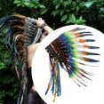 thumbnail image 1 of de plumas artificiales Adultos Diadema de artesanía para baile de fiesta de roles Dance de fiesta, 1 of 8