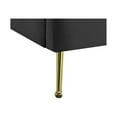thumbnail image 5 of Velvet Platform Bed with Tufted Headboard & Gold Steel Legs - Bedroom Furniture, 5 of 6
