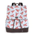 thumbnail image 1 of Disketp Cartoon Lobsters 1 Mochila de Cuero para Mujer, Bolso de Espalda Antirrobo con Estilo para Viaje, Trabajo y Uso Diario, 1 of 4