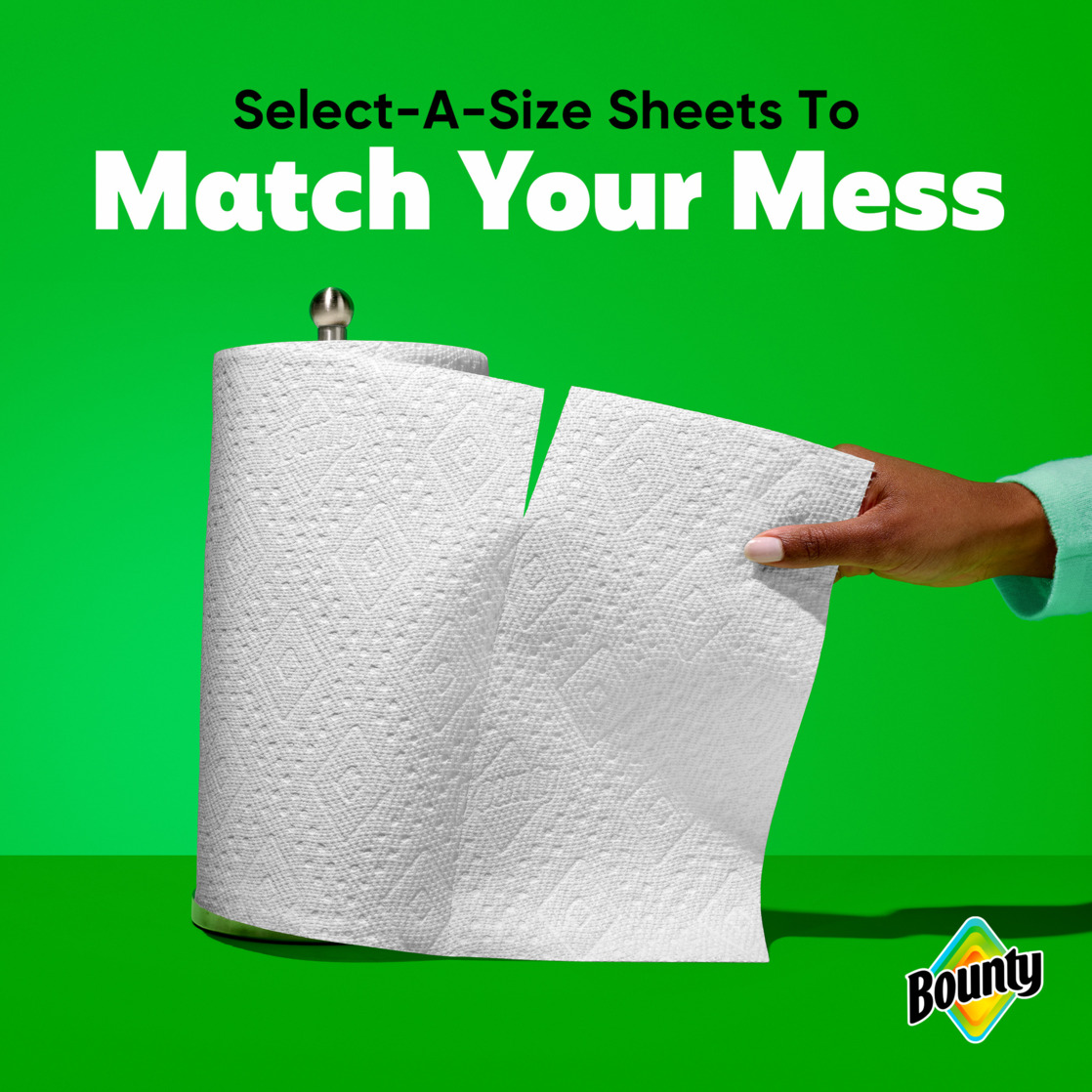 Bounty Essentials Paper Towels, Select-A-Size, 6 Double Rolls photo 5