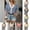 001-BU1, variant on Women Short Sleeve Crochet Knit Cardigan Striped V Neck Lightweight Sweater Crop Top Boho Holiday Open Front Knitwear Outerwear
