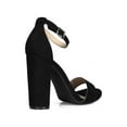 thumbnail image 3 of Mark and Maddux Two Piece Women's High Heel Sandals in Black, 3 of 3
