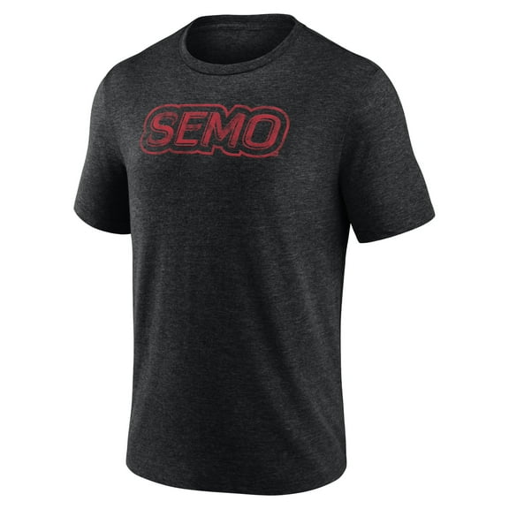 Men's Black S.E. Missouri State Redhawks Classic Wordmark Tri-Blend T-Shirt