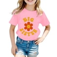 thumbnail image 2 of ibiyuan Big Sister Shirts for Girls Size 10 Promoted To Big Sister Girls Tshirts Big Sis Announcement Short Sleeve Kids Shirts Girls 7-8 Big Sister Outfit Tees Toddler Girl Tops, 2 of 5