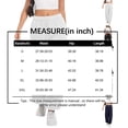 thumbnail image 3 of Baggy Sweatpants for Women Casual Wide Leg Drawstring High Waisted Lounge Athletic Sweat Track Pants with Pockets Dark Purple 2XL, 3 of 4