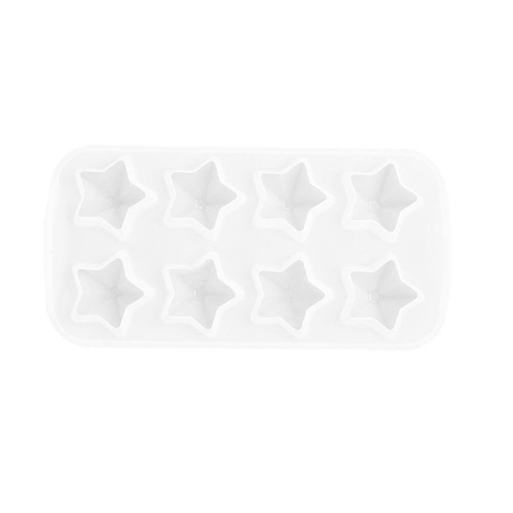 Three-dimensional Star Ice Cube Mold Silicone Mold Star Crafts Silicone ...