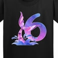 thumbnail image 4 of Inktastic 6th Birthday Mermaid Tail Youth T-Shirt, 4 of 5