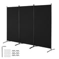 thumbnail image 1 of Room Divider VEVOR - Pantalla de privacidad plegable de 3 paneles, color negro, 1 of 9