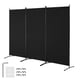 thumbnail image 1 of Room Divider VEVOR - Pantalla de privacidad plegable de 3 paneles, color negro, 1 of 9