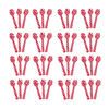 Candy Cane Peppermint Spoons - Edible Spoons - Hot Chocolate and Coffee - Bulk Children Christmas Favors, Birthday Goody Bag Filler, Stocking Stuffers (48 Spoons)