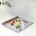 thumbnail image 4 of Kieccall 304 Stainless Steel Cutting Board Meat Vegetable Chopping Board Kitchen Cooking Food Prep, 4 of 8