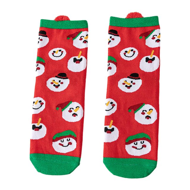 Christmas Socks Womens Crew Socks, Holiday Colorful Socks, Xmas Socks for Winter S
