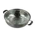 thumbnail image 5 of YLLSF Stainless Steel Hot Pot Stock Pot with Glass Lid & Double Handles - Sturdy 26cm, 5 of 10