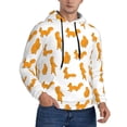 thumbnail image 2 of Naloa Cartoon Squirrel Men's Casual Hooded Collar Drawstring Hoodies Pullover Sweatshirts Casual Long Sleeve Shirts-Medium, 2 of 7