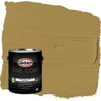 Glidden One Coat Graceful Gazelle / Brown Flat Interior Paint with Primer, 1 Gallon