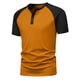 thumbnail image 5 of pstuiky Camisa de manga corta para hombre, Blusas/camisetas casuales de verano para hombre, de color liso y cuello redondo camisas casuales para hombre s, 5 of 7