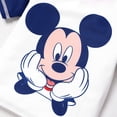 thumbnail image 3 of Disney Micky Mouse Toddler Boys Rash Guard Swimsuits Graphic Striped Swim Shirt Trunks Outfits Set Sizes 2-6Y, 3 of 5