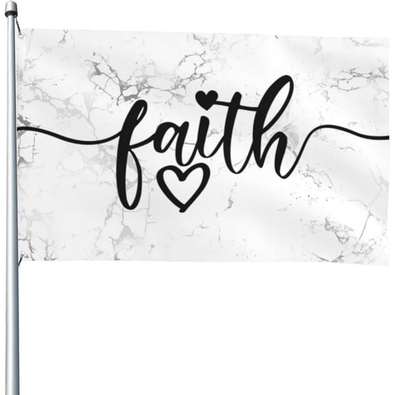 4x6 Ft Garden flag FAITH Flag American flag Funny House Outdoor banners Yard Flags Garden Parade Banner Tapestry