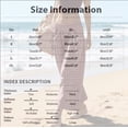 thumbnail image 3 of Yifymode Women's Gingham Plaid Wide Leg Capri Culottes Elastic Waist Palazzo Pants Summer Casual Wear,Khaki 2XL, 3 of 5