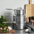 thumbnail image 7 of Demeyere Essential 5-ply 3-qt Stainless Steel Saucepan with Lid, 7 of 7