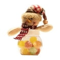 thumbnail image 4 of ToyKingdee Christmas Candy Jars Plastic Clear Christmas Cookie Chocolate Jar Xmas Snack Food Storage Container for Gifts Holiday Party Favor Supplies, 4 of 4
