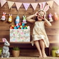 thumbnail image 2 of ASKETAM Large Rectangular Easter Basket for Kids, Durable & Cute Gift Storage (Bohemian Retro), 2 of 7