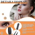 thumbnail image 3 of Eyebrow Tweezers Precision Tweezers High Precision Stainless Steel Eyebrow Tweezers For Women And Men(4pcs, Black), 3 of 4