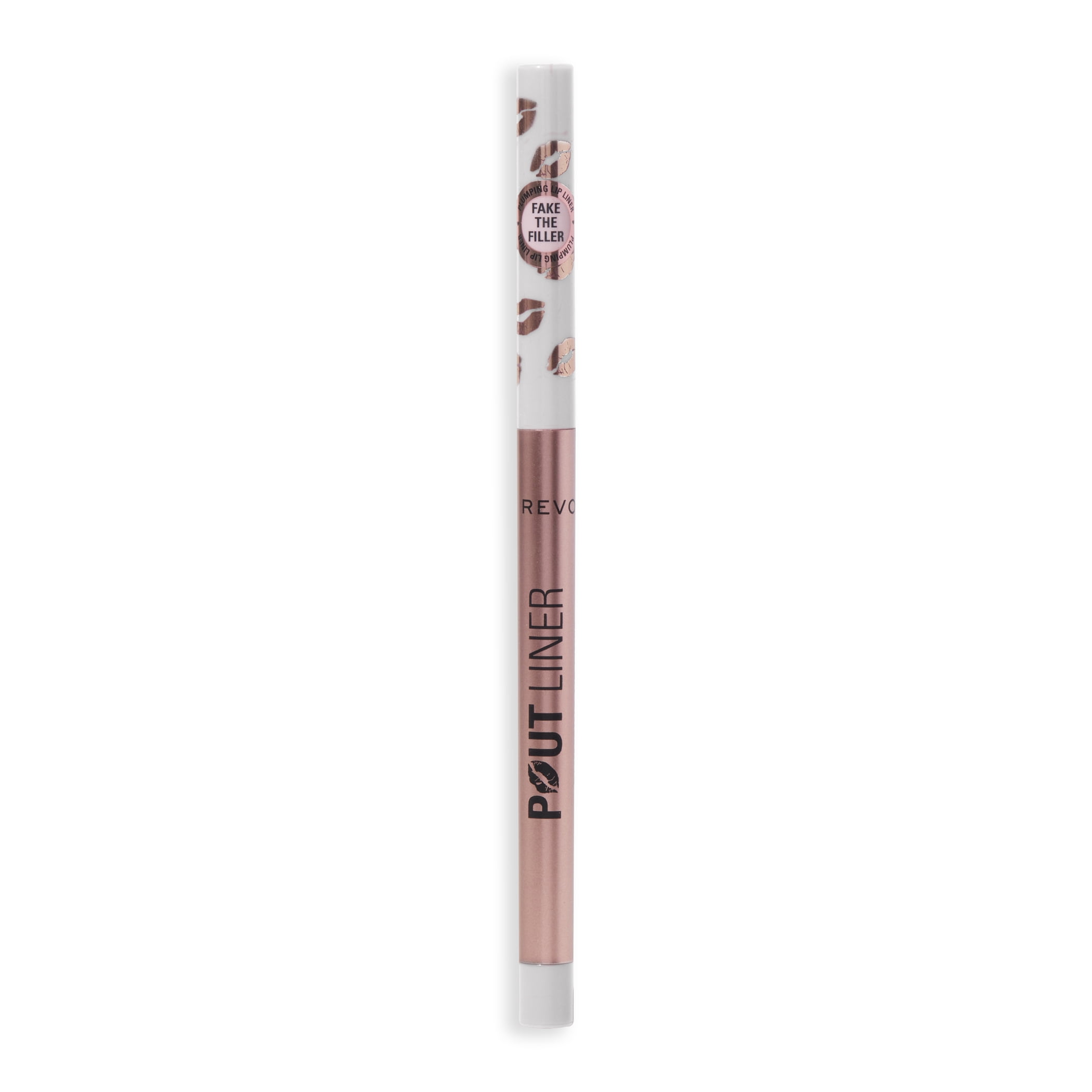 Revolution Beauty Pout Bomb Plumping Lip Liner with Hyaluronic Acid, Glaze Clear, 1 Count