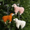 thumbnail image 4 of Clearance Under $1.39 Knitted Sheep Hanging Ornament Soft Stuffed Figure for Christmas Tree Holiday Decor, 4 of 4