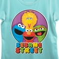 thumbnail image 2 of Sesame Street Chalk Art Characters Women's Mint Short Sleeve Tee-XL, 2 of 2