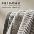 thumbnail image 3 of Unique Bargains Cotton Striped Hand Towel for Bathroom Kitchen Gym Grey 2pcs 29" x 13", 3 of 8