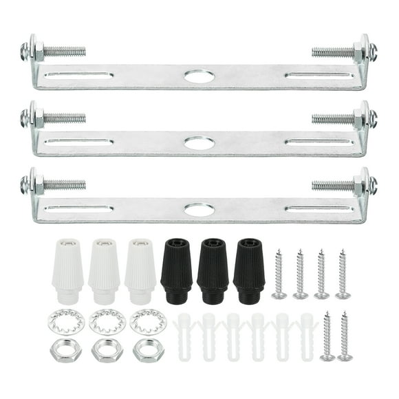 Uxcell Ceiling Light Plate Kit, Light Fixture Mounting Bracket Plate Crossbar 115mm 3