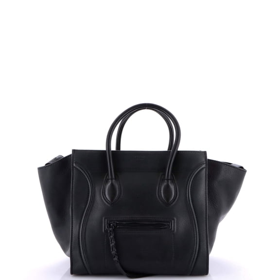 Pre-Owned Luggage Bag Python and Leather Mini By Rebag