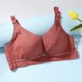 thumbnail image 2 of RMGVDSD Comfort Bras for Women No Underwire Hole Cup Small Chest Gathered Adjustment Bras Women's Thin Push Up Comfort Bras, 2 of 3