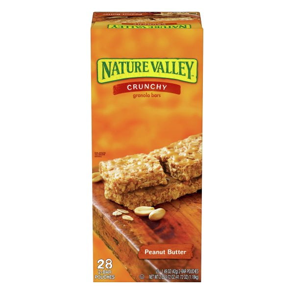 Nature Valley Crunchy Granola Bars Peanut Butter 28 CT