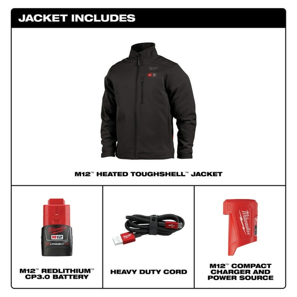 M12 Black Heat Jacket Kit 2X Walmart Business Supplies