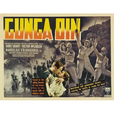 Gunga Din POSTER (22x28) (1939) (Half Sheet Style