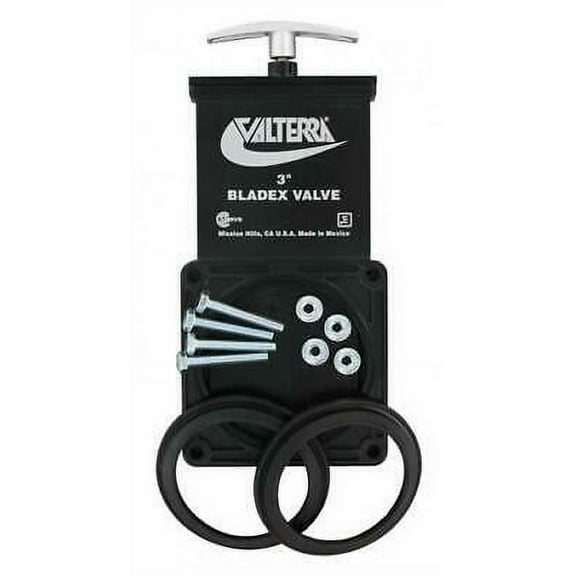 Valterra T1003VPM Bladex 3" Waste Valve With Metal Handle